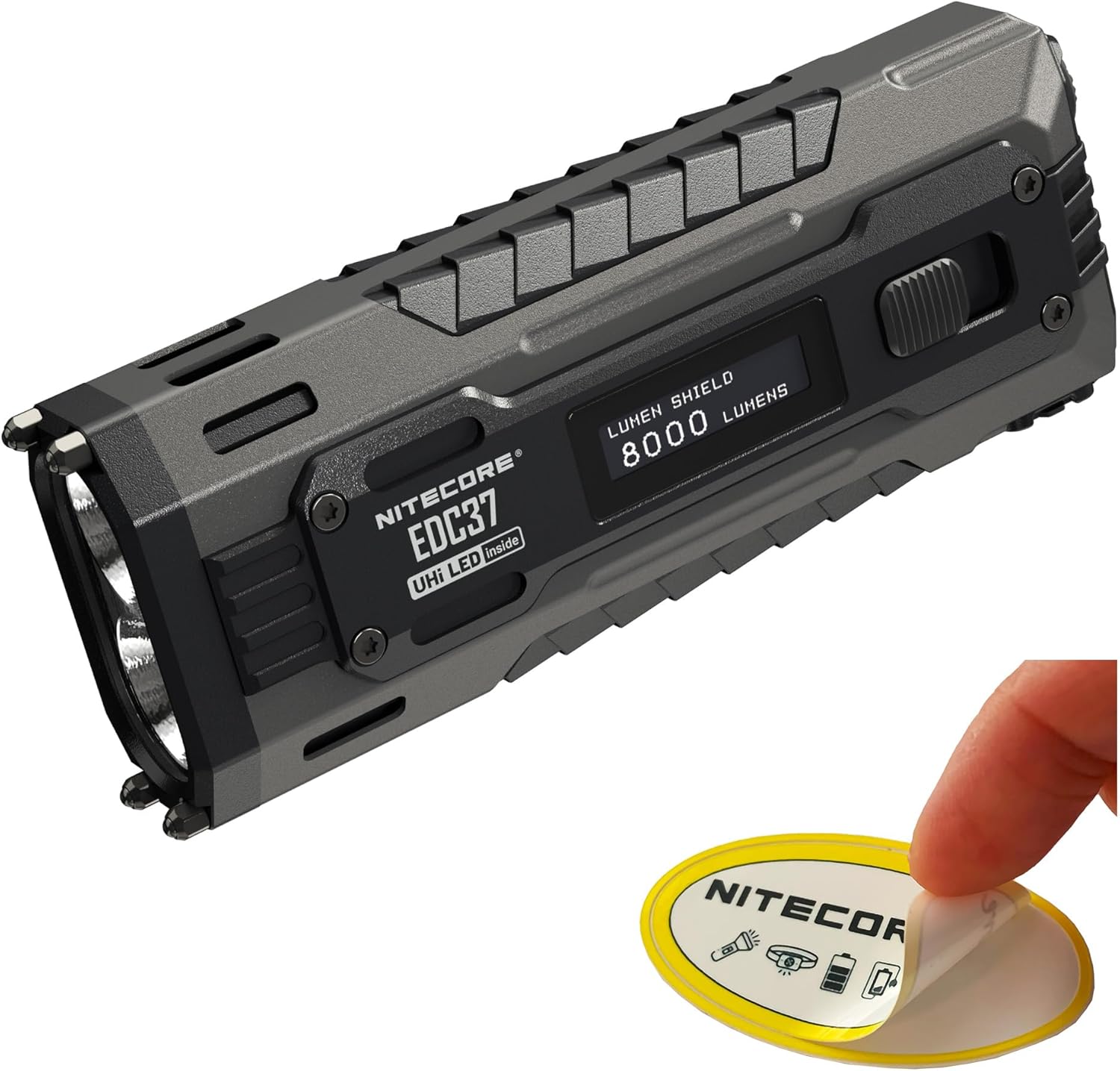 Nitecore EDC37 8000 Lumens Flat Shape Flashlight